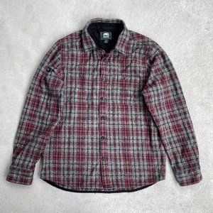 5/$75🎄 Vintage Roots flannel jacket - Size L